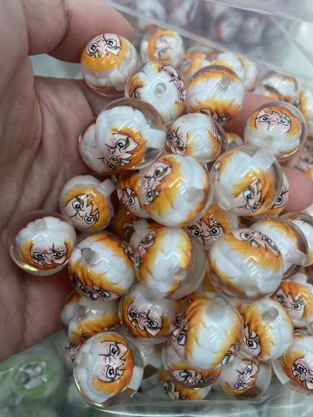 16mm horror movie character DIY beads
