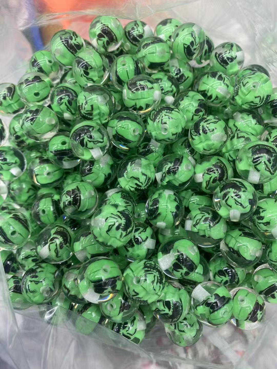 16mm horror movie character DIY beads