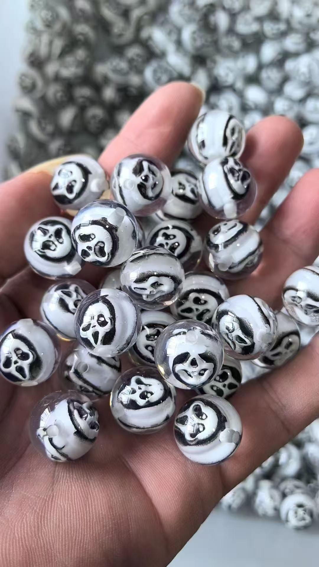 16mm horror movie character DIY beads